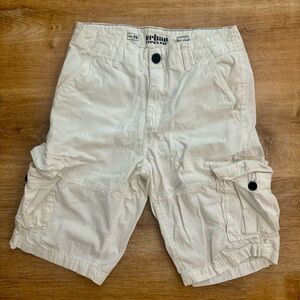 Urban Pipeline White Cargo Shorts Relaxed Fit